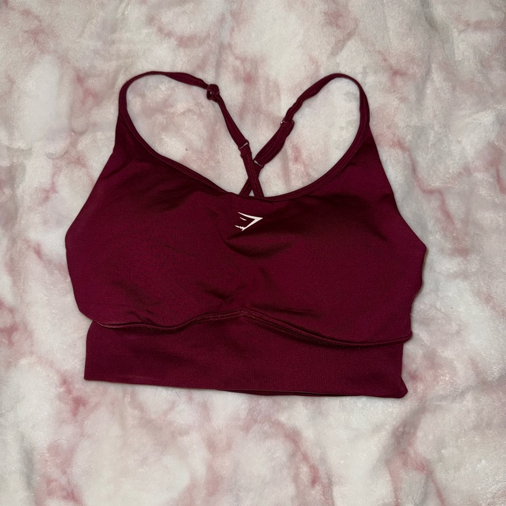 Gymshark Deep Red Sports Bra